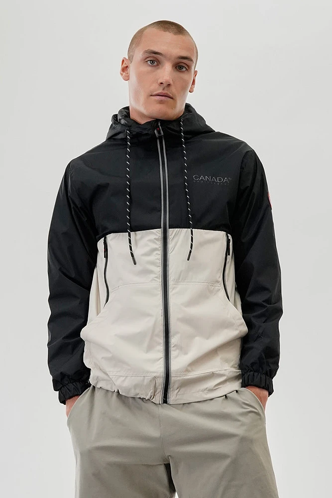 Canada Weather Gear Hooded Colour Block Lightweight Jacket