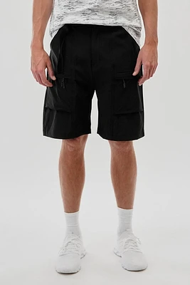 Canada Weather Gear Solid Belted Ripstop Cargo Shorts