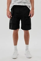 Canada Weather Gear Solid Belted Ripstop Cargo Shorts