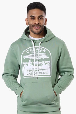 Canada Weather Gear Canoe Club Print Hoodie