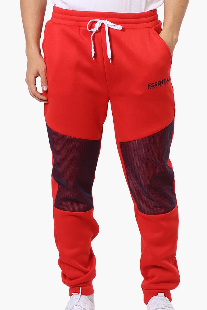 Essentials Super Triple Goose Mesh Insert Tie Waist Joggers