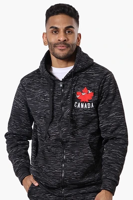 Canada Weather Gear Patterned Zip Up Hoodie