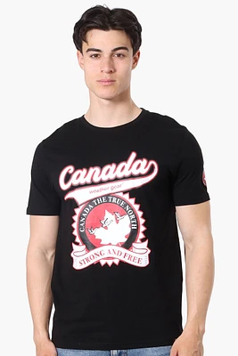 Canada Weather Gear Strong And Free Print Tee