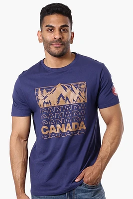 Canada Weather Gear Mountain Print Tee