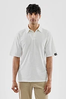 Canada Weather Gear Travel Collection Micro Stripe Polo Shirt