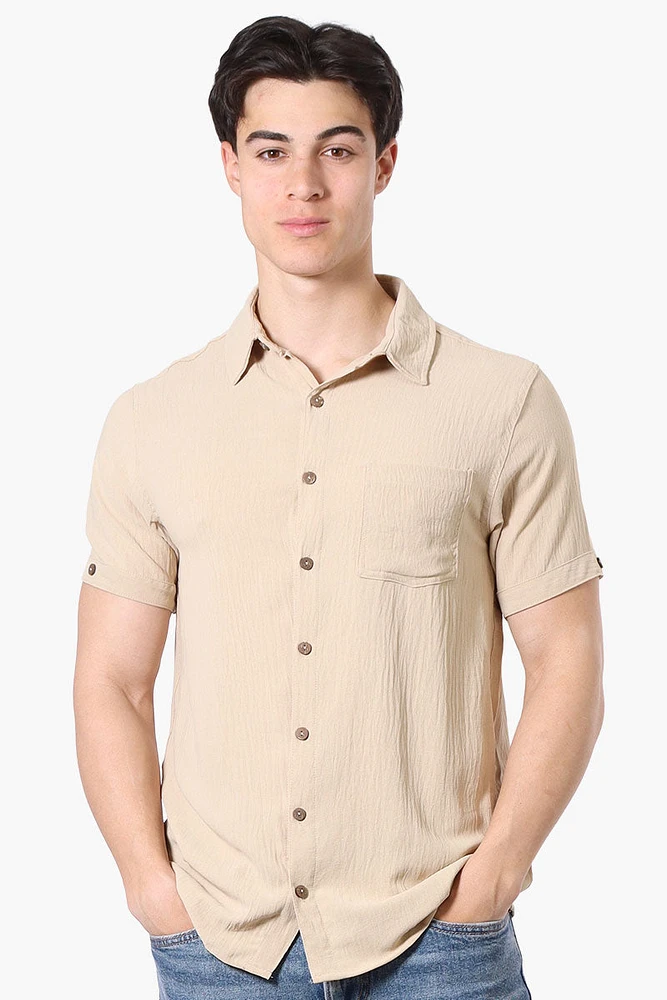 Urbanology Button Up Short Sleeve Casual Shirt
