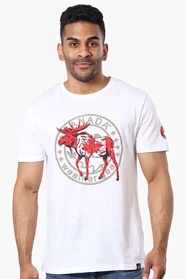 Canada Weather Gear Moose Print Tee
