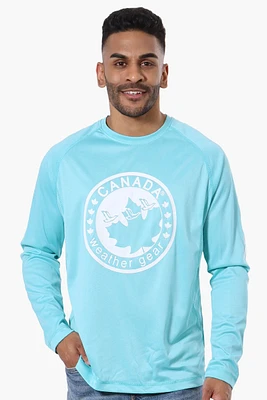 Canada Weather Gear Athletic Chest Logo Long Sleeve Top