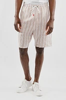 Canada Weather Gear Vintage Striped Tie Waist Shorts