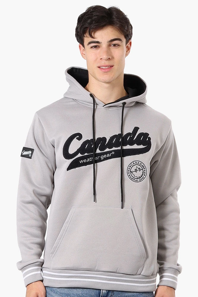 Canada Weather Gear Striped Cuff Hoodie