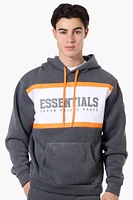 Essentials Super Triple Goose Striped Logo Hoodie
