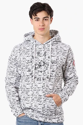 Canada Weather Gear Patterned Embroidered Hoodie