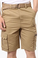 Canada Weather Gear Adventure Bound Belted Cargo Pocket Shorts