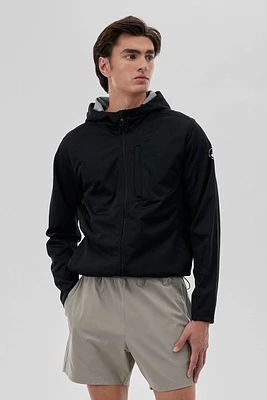 Canada Weather Gear Hooded Zip Up Lightweight Jacket
