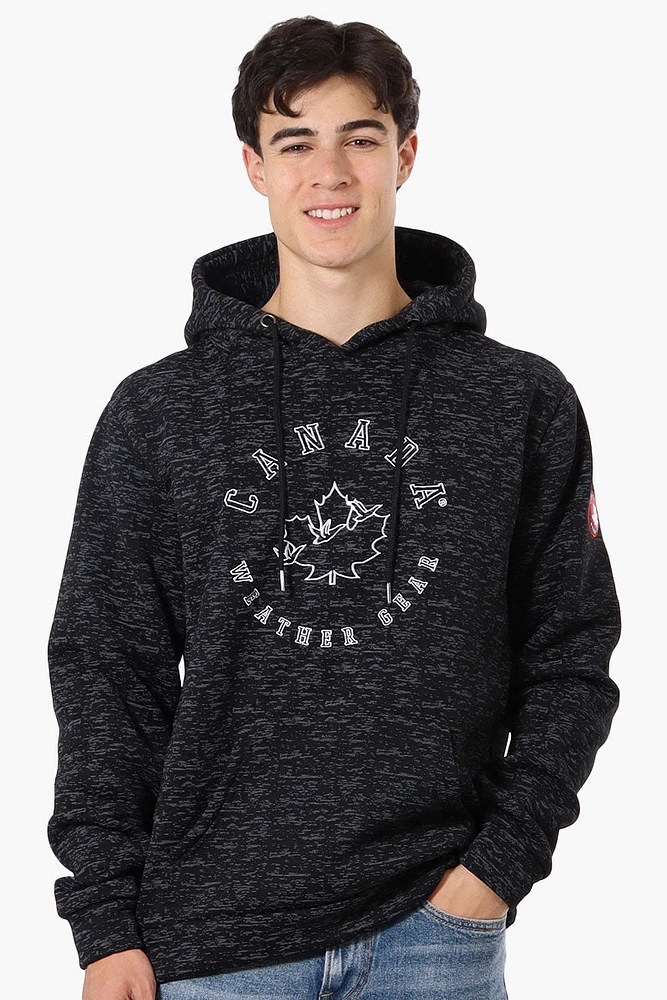 Canada Weather Gear Patterned Embroidered Hoodie