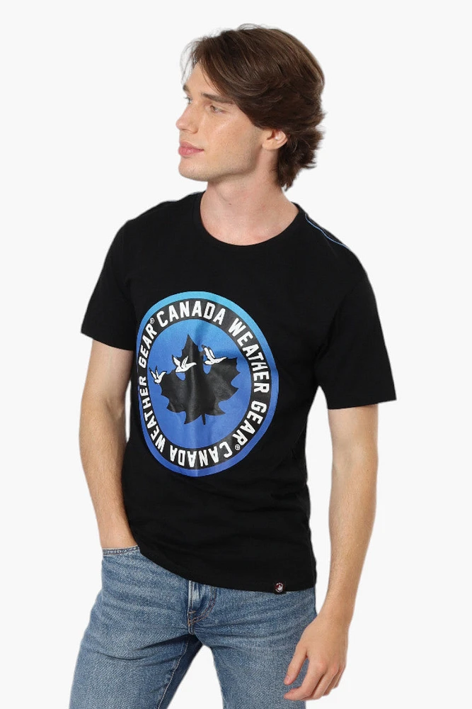 Canada Weather Gear Logo Print Tee