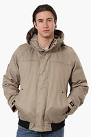 Canada Weather Gear Solid Twill Bomber Jacket