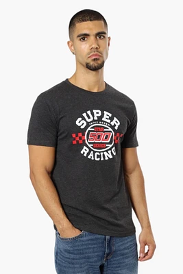 Super Triple Goose 500 Star Series Printed Tee - Grey