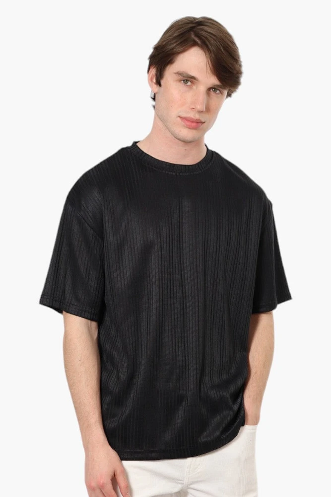 Bruno Ribbed Drop Shoulder Tee