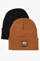 Canada Work Gear 2 Pack Cuffed Hat - Brown