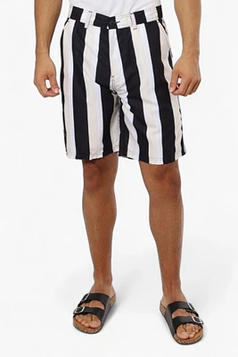 Vroom & Dreesmann Striped Button Fly Shorts