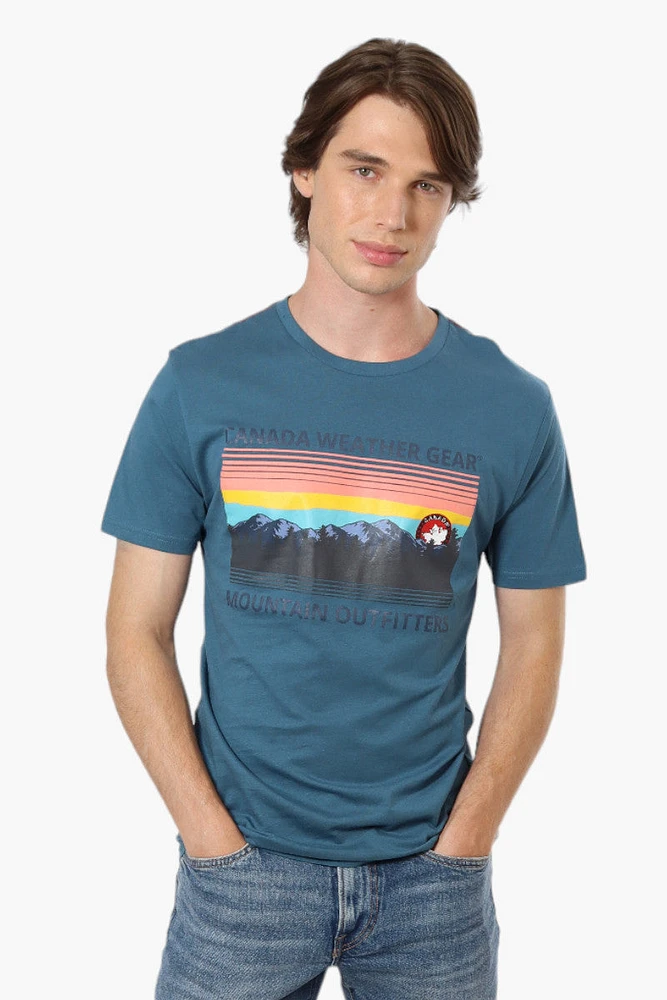 Canada Weather Gear Mountain Print Tee