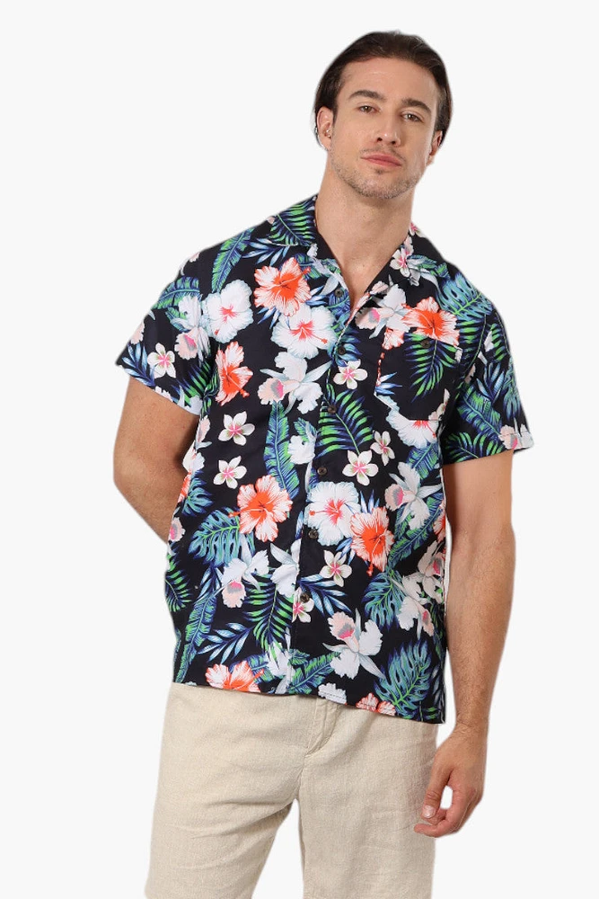 Boardsports Floral Camp Collar Casual Shirt