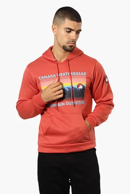 Canada Weather Gear Mountain Outfitters Print Hoodie