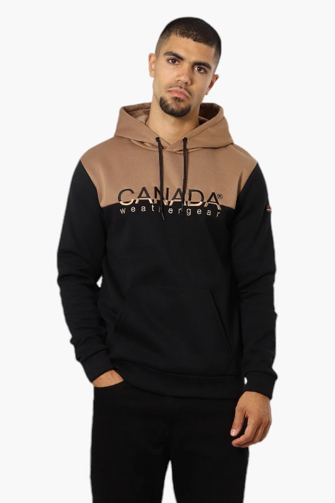 Canada Weather Gear Colour Block Embroidered Logo Hoodie