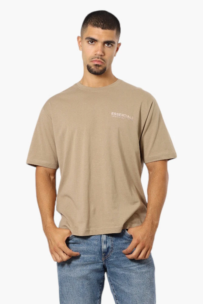 Essentials By Drill Clothing Solid Drop Shoulder Tee