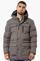Super Triple Goose 4 Pocket Sherpa Lined Parka Jacket