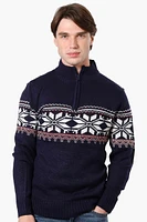 Canada Weather Gear Fair Isle Pattern Pullover Sweater