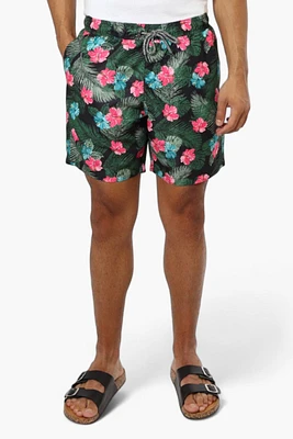 Boardsports Floral Tie Waist Shorts