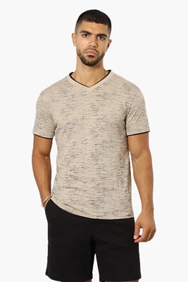 Urbanology Patterned V-Neck Tee