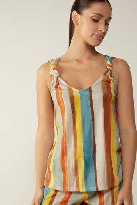 Débardeur en coton ultraléger supima® COLOR STRIPES