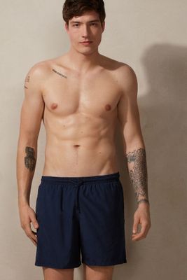 Boxer de bain couleur unie