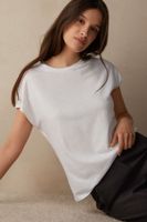 T-shirt manches courtes à col rond en coton ultraléger supima®