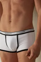 Boxer en Coton Supima® Élastique avec Logo