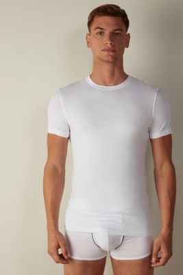 T-shirt en coton supima® élasticisé