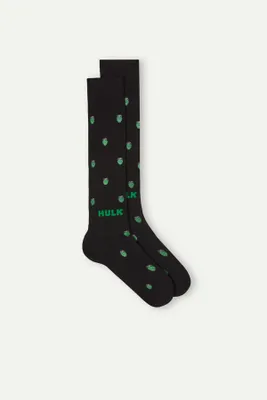Chaussettes longues Hulk en coton doux