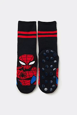 Meias Antiderrapantes Marvel Spider-Man