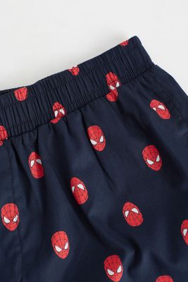 Boxer Spider-Man en toile de coton