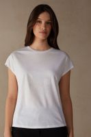 T-shirt manches courtes à col rond en coton ultraléger supima®