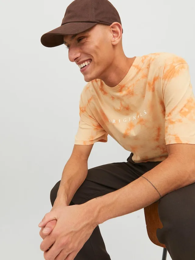 JACK & JONES COPENHAGEN TIE DYE RELAXED FIT T-SHIRT