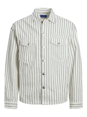 CARPENTER RELAXED FIT STRIPED OVERSHIRT