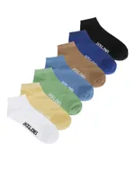 7-PACK ROMAN ANKLE-LENGTH SOCKS