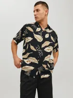 TROPIC RELAXED FIT PRINT SHORT SLEEVE SHIRT