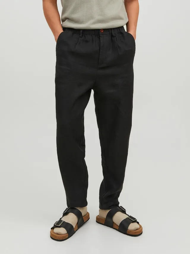 KANE LOOSE FIT LINEN-BLEND PANTS