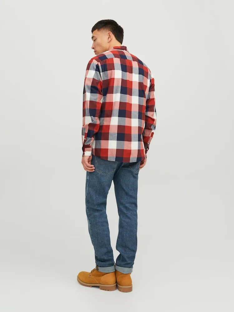 buffalo plaid thermal shirt