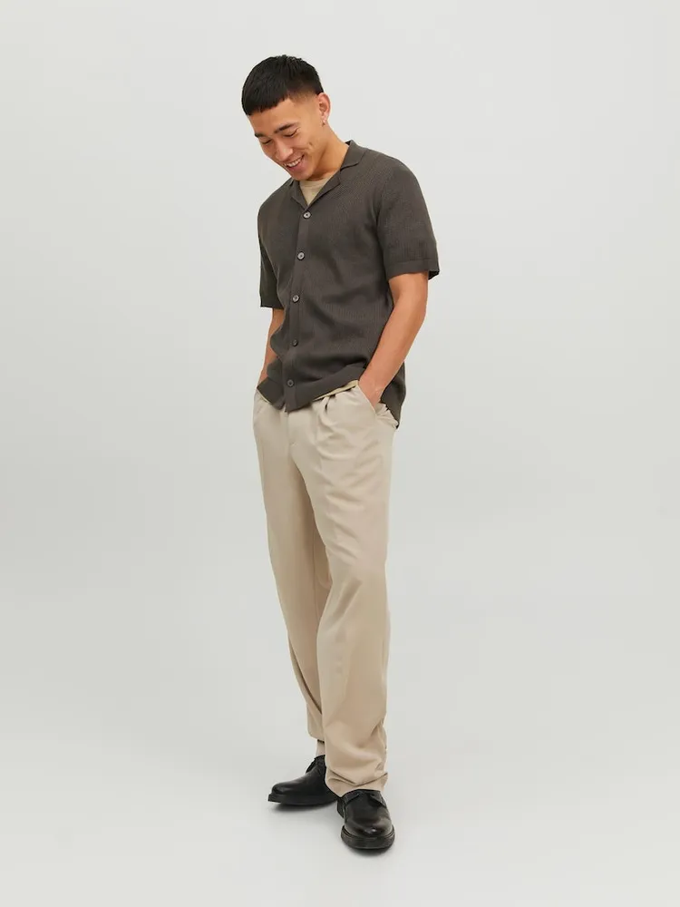 WOODY SHORT-SLEEVE POLO CARDIGAN